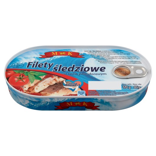 M&K FILETY SLEĎA 170G V RAJKOVEJ OMÁČKE