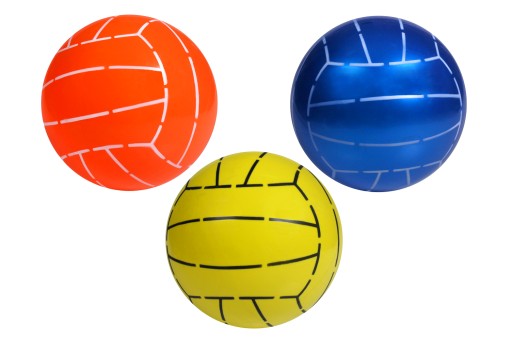 GUMOVÁ LOPTA mix FARIEB 22cm stredná veľkosť ARTICLE loptičky pre DETI hračky