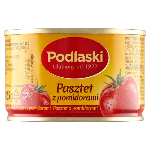 Paradajková paštéta Podlaski 155 g