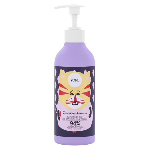 Yope Cranberry sprchový gél pre deti 400 ml