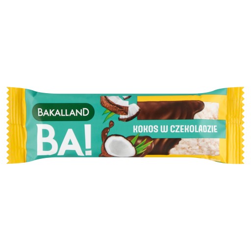 BAKALLAND BA! Kokosová tyčinka v čokoláde 40 g