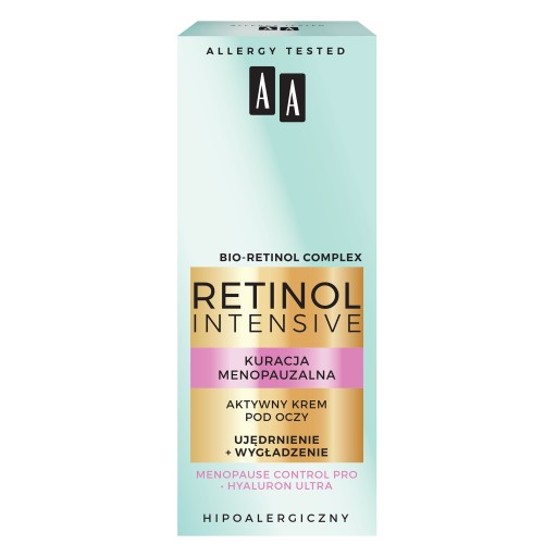 AA Retinol Intensive Menopause Treatment aktívny očný krém spevňujúci