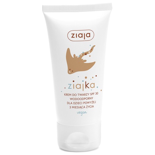 Vodeodolný krém na tvár pre deti Ziajka SPF 30