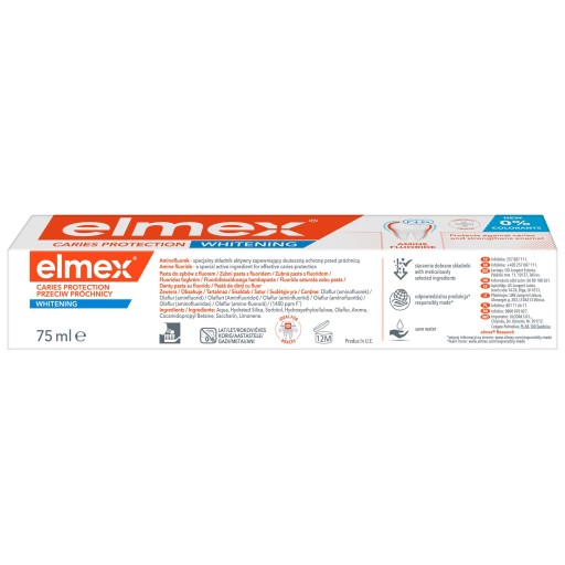 ELMEX PASTA 75ml BIELENIE