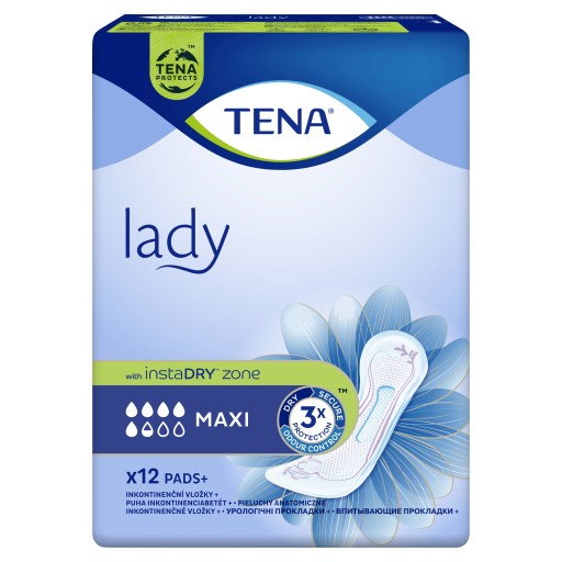 Tena Lady Maxi špecializované hygienické vložky 12 kusov
