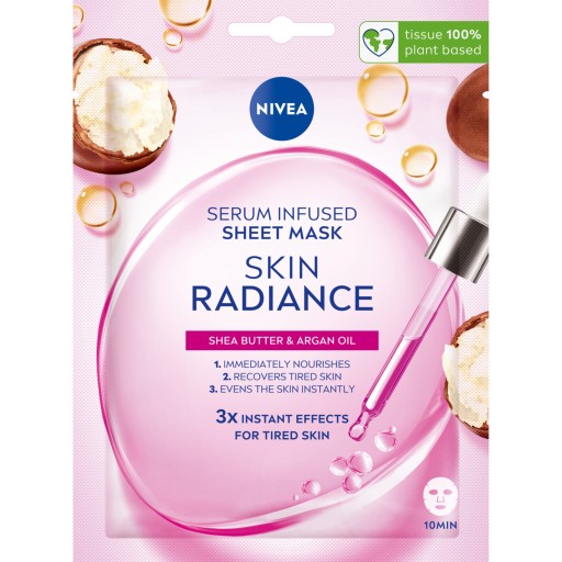 NIVEA SKIN RADIANCE Pleťová maska s rozjasňujúcim sérom