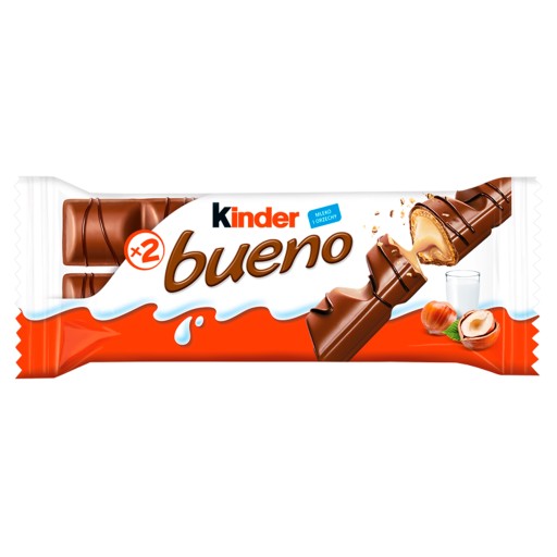 Kinder Bueno mliečna a orechová tyčinka 43g x5