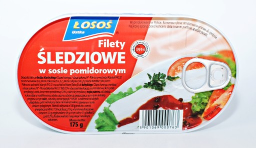 Filety z lososa v paradajkovej omáčke Ustka z lososa 0,175 kg