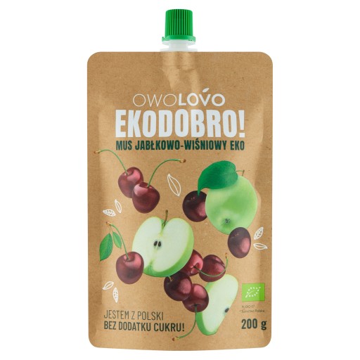 OWOLOVO Eco jablková a čerešňová pena 200 g