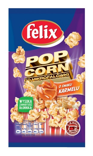 Felix karamelový popcorn 90g