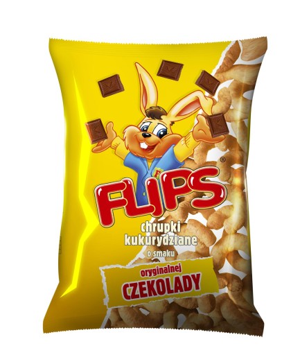 Flips Kukuričné chrumky s čokoládovou príchuťou 70 g