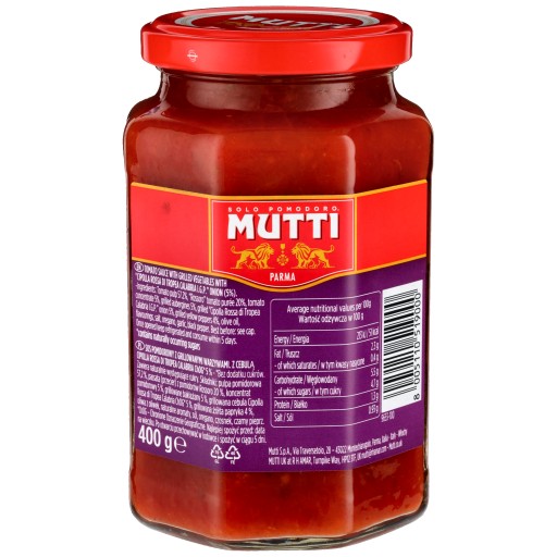 Mutti Paradajková omáčka s grilovanou zeleninou 400 g
