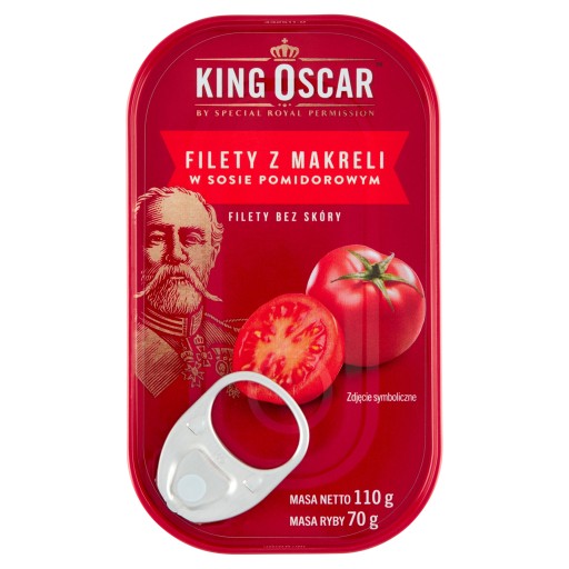 Makrela King Oscar v paradajkovej omáčke 110 kg