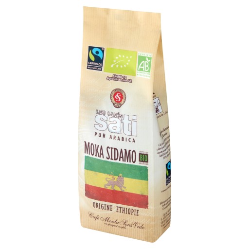 Bio káva Cafe Sati Moka Sidamo BIO - mletá káva 250g