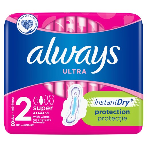 VŽDY ULTRA 8 SUPER PLUS hygienických vložiek