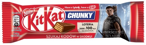 KITKAT CHUNKY BICKS V MLIEČNEJ ČOKOLÁDE 40G