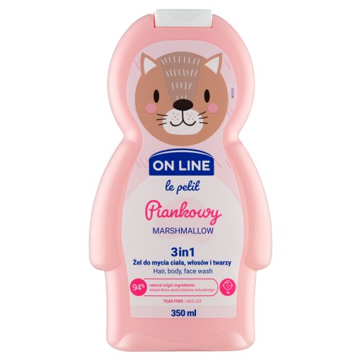 FS On LINE KIDS 3v1 Penový gél na umývanie/umývanie