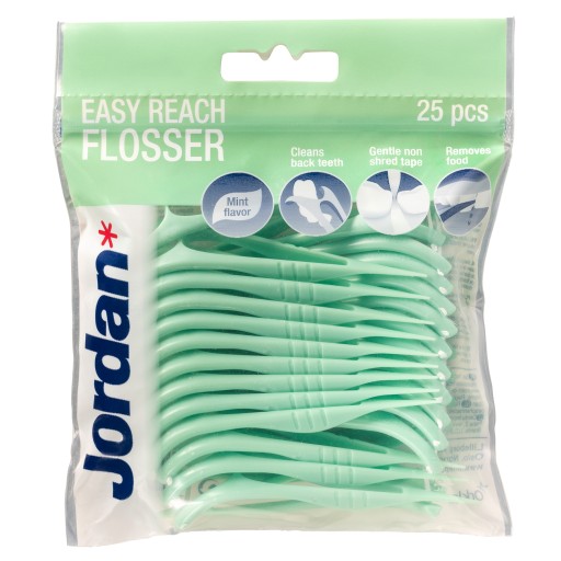 Jordan Easy Reach Flosser špáradlá so závitom a či