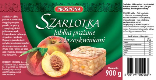 Prospona Jablkový koláč Pečené jablko s broskyňami