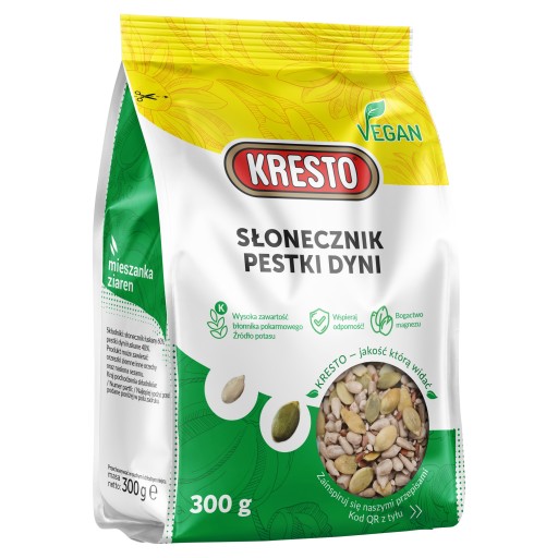 KRESTO Zmes slnečnicových a tekvicových semienok 300 g