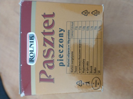 Rolnik Pečená bravčová paštéta v dóze, 230 ml
