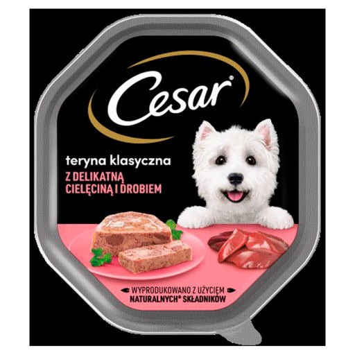 Cesar Paštéta s teľacím mäsom a hydinou 150g 2+1 ZDARMA
