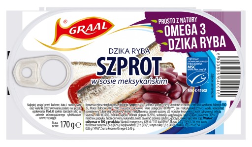 Mexická omáčka z grálových šprot 170g