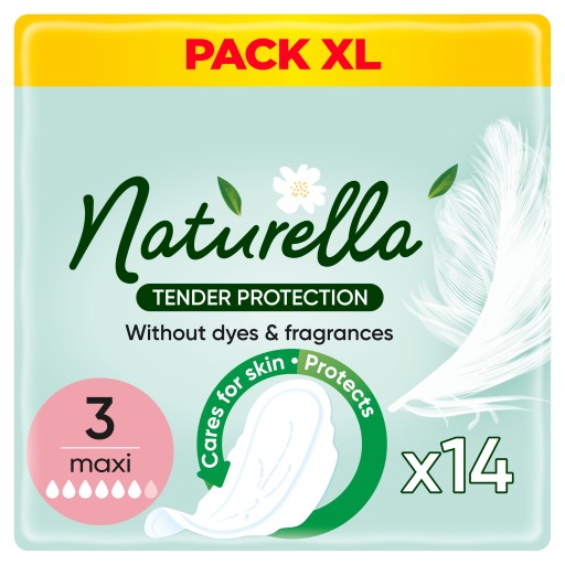 NATURELLA TENDER OCHRANNÉ ULTRA MAXI hygienické vložky 14 KS.