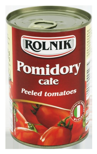 Rolnik Celé lúpané paradajky vo vlastnej šťave 425 ml