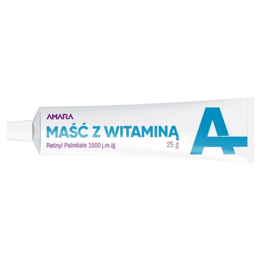 AMARA vitamín A masť na podráždenia 25 ml 25g - OCHRANNÁ - VYSOKÉ DÁVKOVANIE