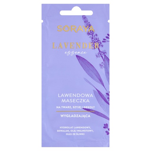 Soraya Lavender Essence Lavender vyhladzujúca maska na tvár, krk a krk