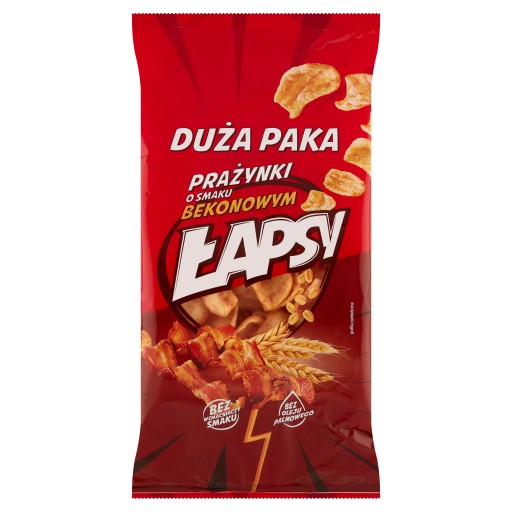 Łapsy Prażynki s príchuťou slaniny 120 g