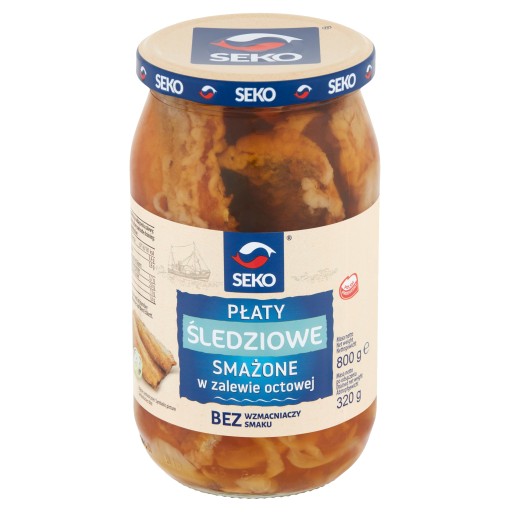 Sleďové vločky pražené v octovej omáčke seko 800g