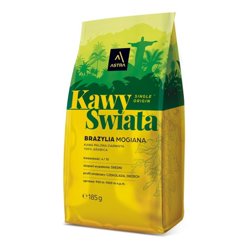 Arabica Astra AST.BRA.MOG.185G.ZIA zrnková káva 193 g