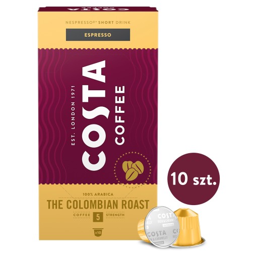 Kapsule Nespresso Costa Colombian Roast 10 ks