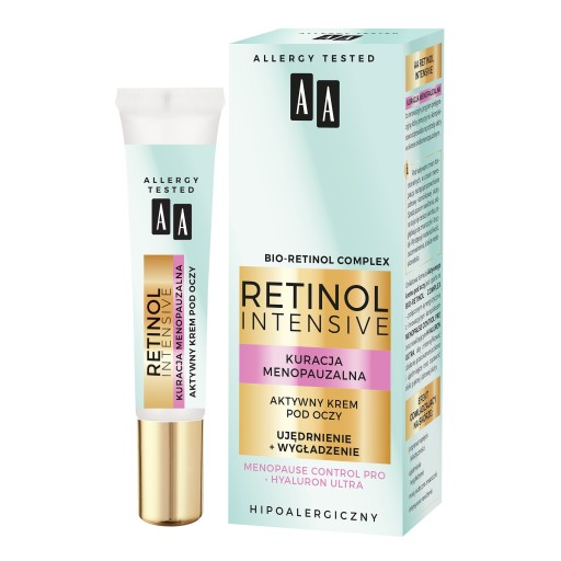 AA Retinol Intensive Menopause Treatment aktívny očný krém spevňujúci