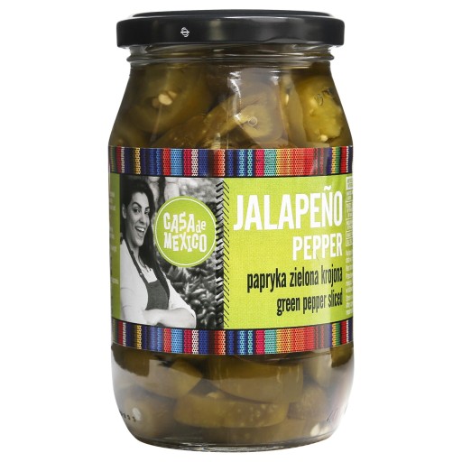 CASA DE MEXICO ZELENÁ JALAPENO PAPRIKA 340G