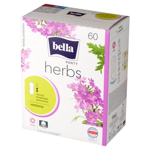 BELLA HERBS vložky s verbenou VERBENA 60 ks.