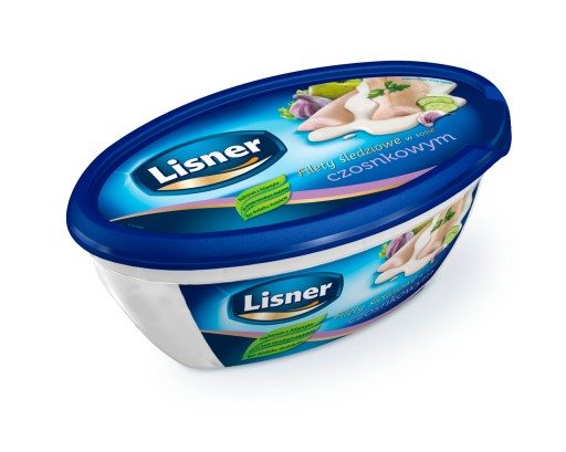 Filety zo sleďa Lisner v cesnakovej omáčke 280 g