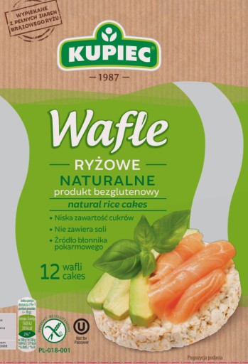 Kupiec ryžové oblátky natural 120 g