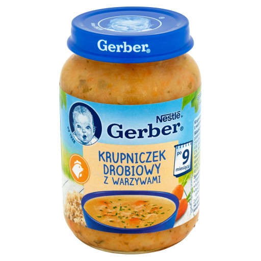 Nestlé Gerber Hydina Krupniczek po 9 mesiacoch 190g