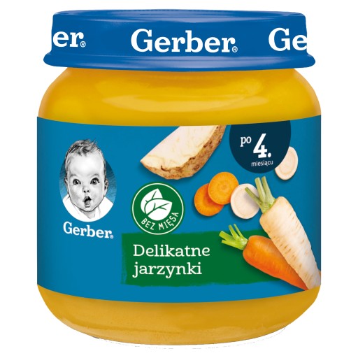 Gerber jemná zelenina po 4. mesiaci