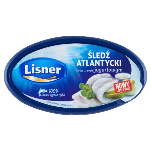 Filety zo sleďa Lisner v jogurtovej omáčke 280 g