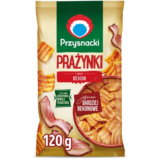 Zemiakové lupienky SLANINOVÉ pochúťky pre vegánov Przysnacki Felix 120 g