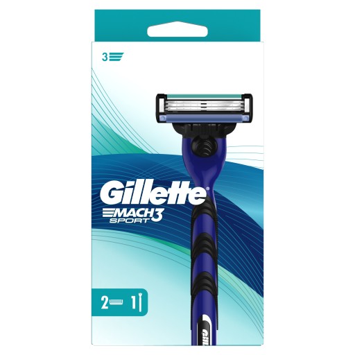 GILLETTE holiaci strojček MACH3 START + 2 NÁPLŇKY