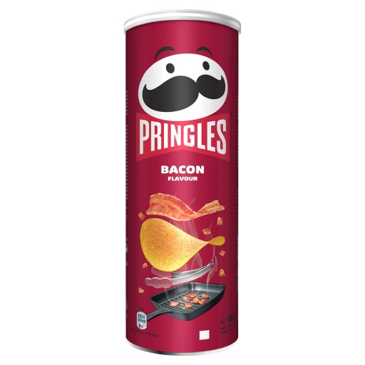 Pringles Bacon Crisps Tuba Bacon Snack s príchuťou slaniny 165g