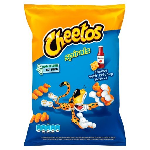 Cheetos Špirály Syr s kečupom Chrumkavý 80g