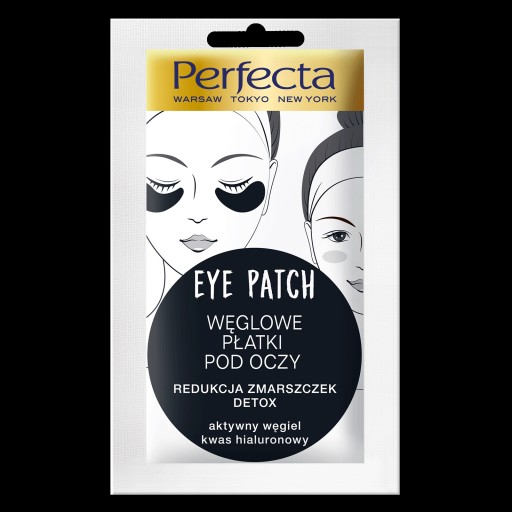Perfecta Eye Patch Charcoal náplasti na oči