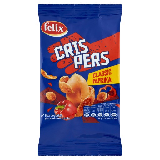 Felix Crispers Arašidy vyprážané v chrumkavej šupke s príchuťou papriky