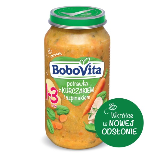 BoboVita Junior Guláš s kuracím mäsom a špenátom 1-3 roky 250 g